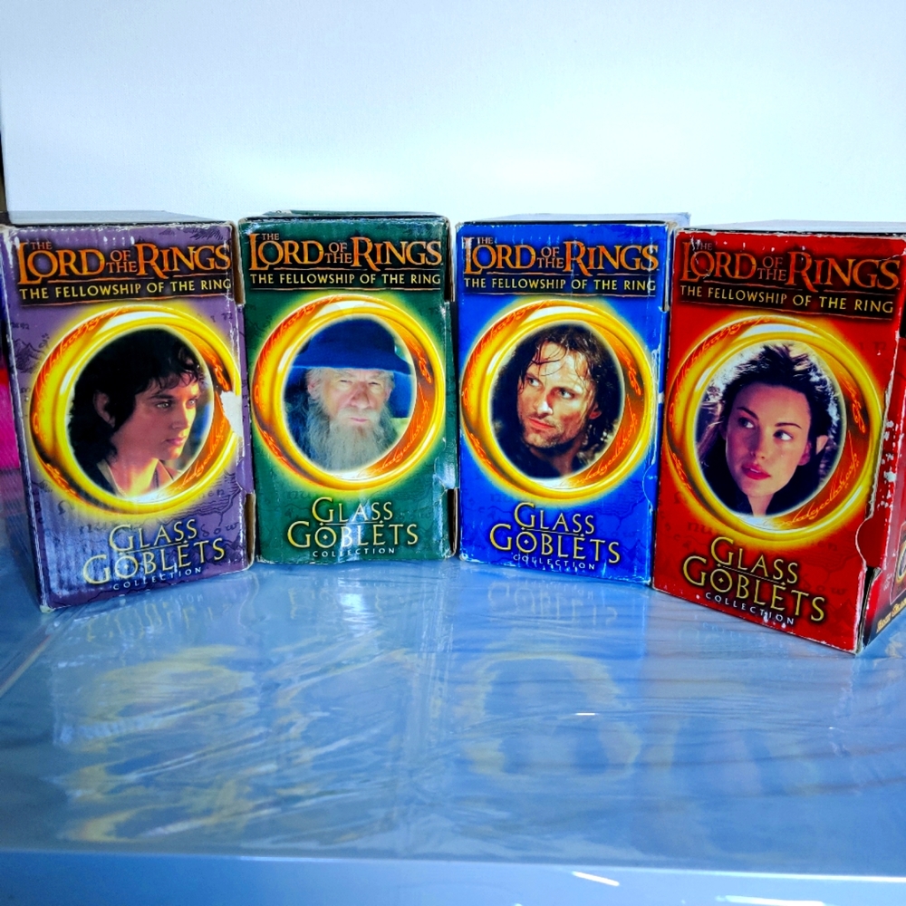 8 Lord of the Rings Goblets